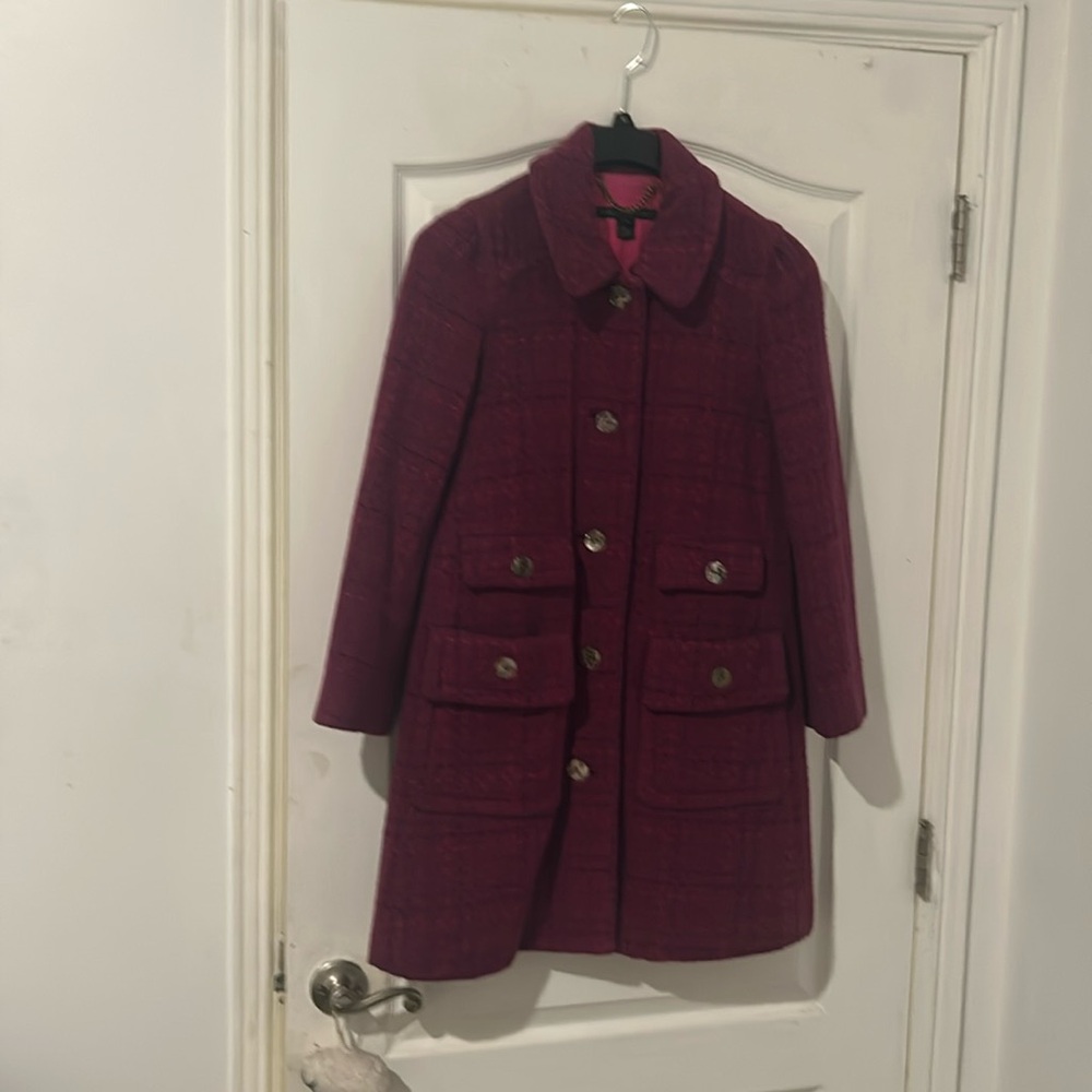 Marc by Marc Jacob’s burgundy coat